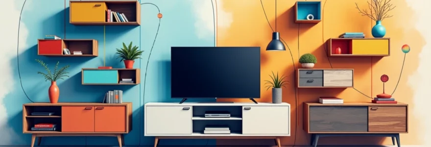 Tendencias en muebles de TV