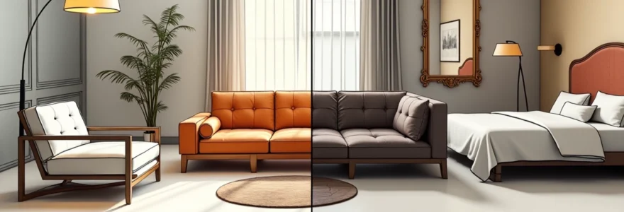 estilo moderno y vintage