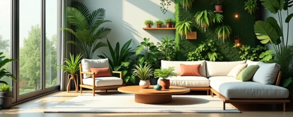 decorar con plantas de interior