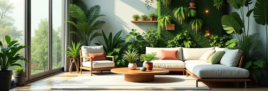 decorar con plantas de interior
