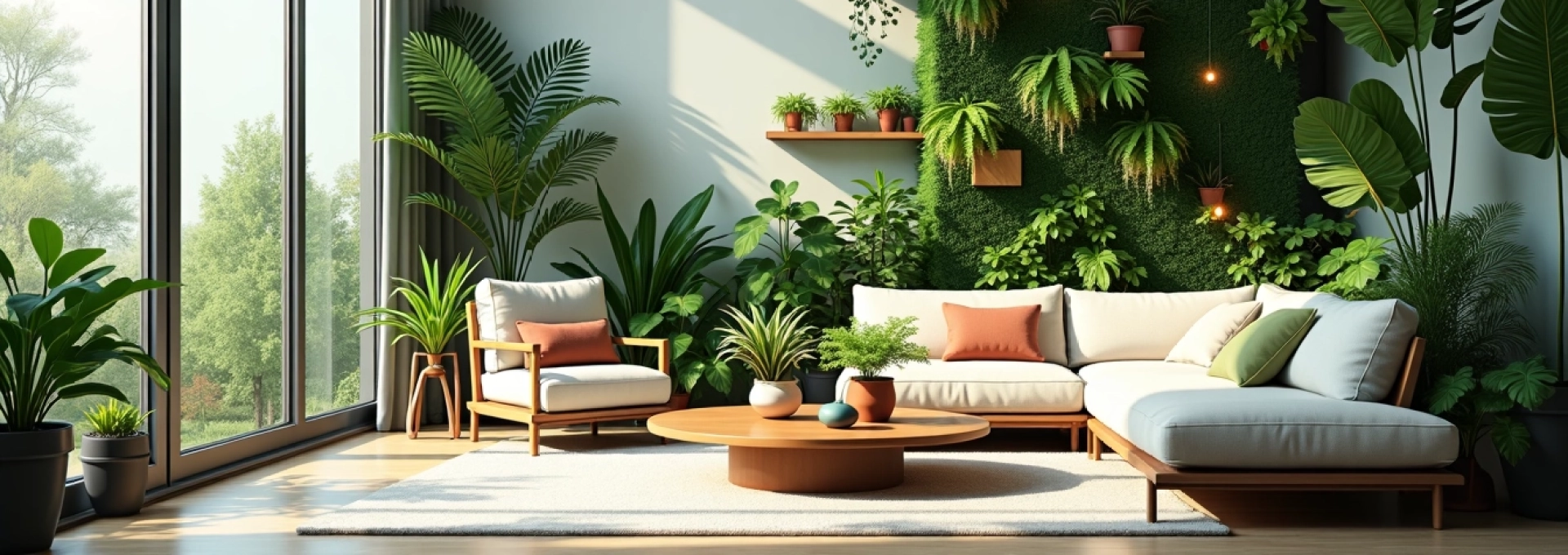 decorar con plantas de interior
