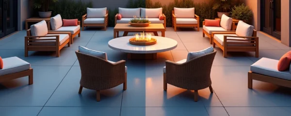 los muebles para terraza