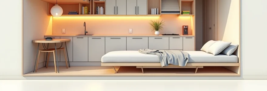 seleccionar muebles que ahorren espacio
