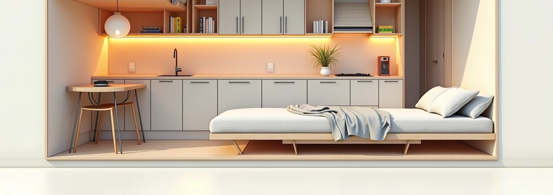 seleccionar muebles que ahorren espacio